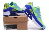 populaire nike air max 90 femmes running usa qin blue